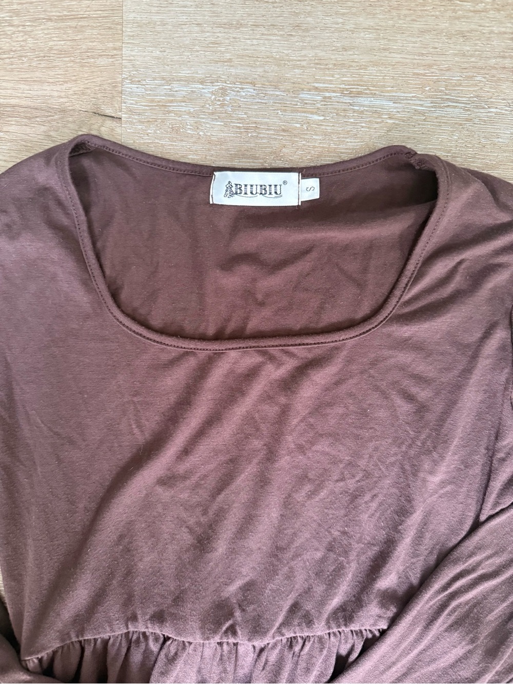 BIUBIU Brown Longsleeve Dress